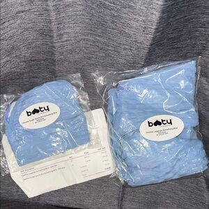 Booty by Brabants Chrome Leggings & Top Set in Light Blue